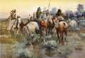 La Trêve Art occidental Amérindien Charles Marion Russell